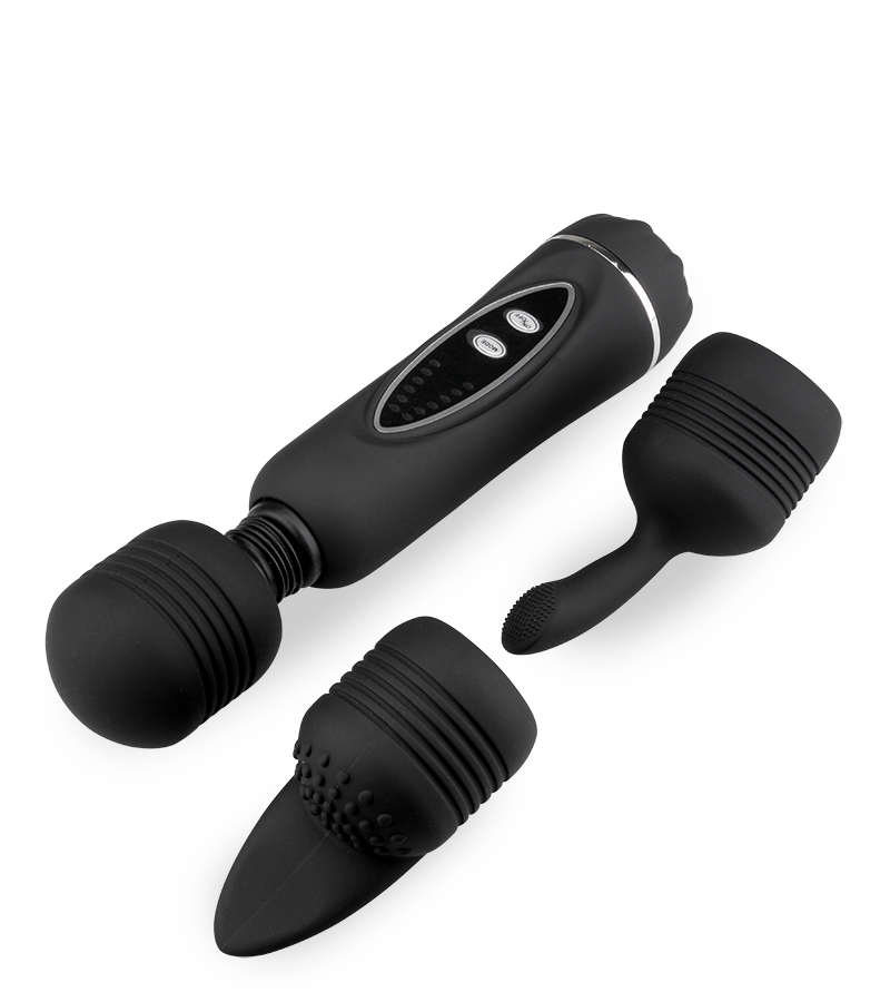 Vibromasseur fantasy wand 3 embouts