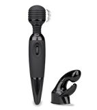 Vibromasseur Fantasy Wand black 2 embouts