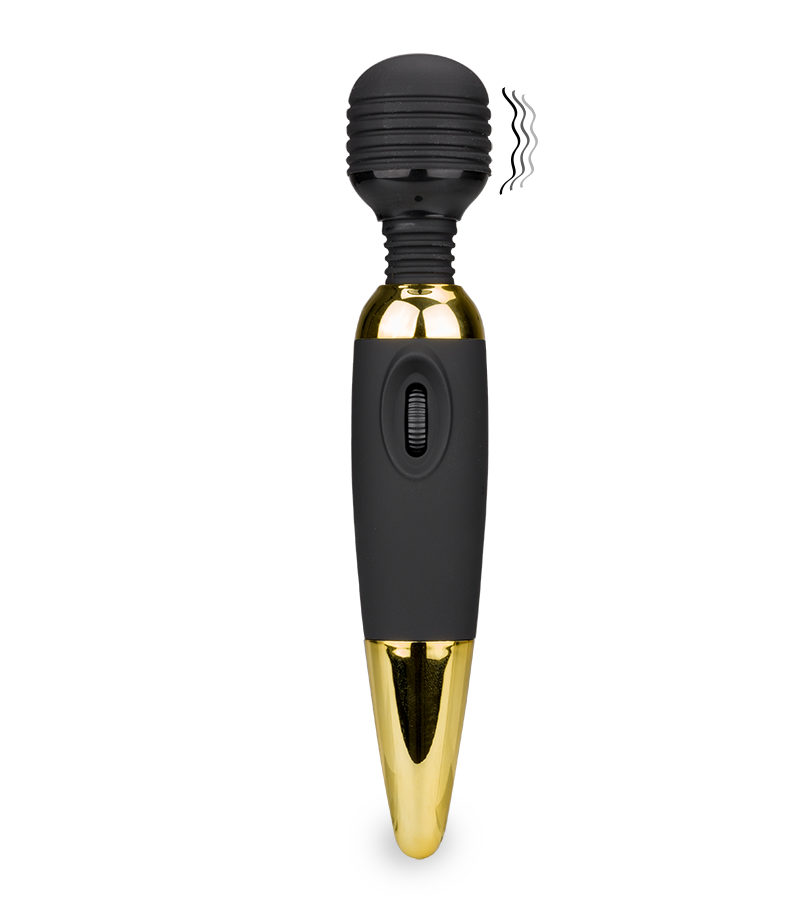 Vibromasseur fantasy wand Black Pleasure