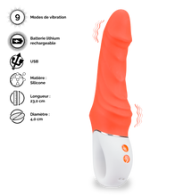 Charger l&#39;image dans la galerie, Vibromasseur intense Rodéo