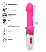 Charger l&#39;image dans la galerie, Vibromasseur pompe à vulve 2-en-1 Eleven