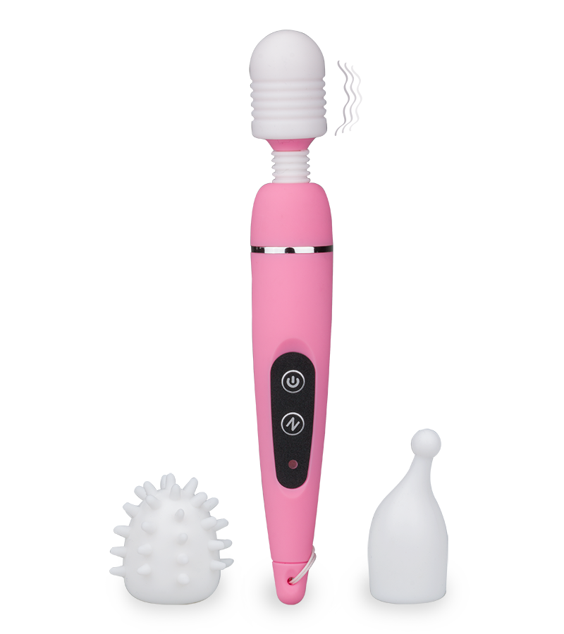 Vibromasseur Power Fantasy Wand 3 embouts