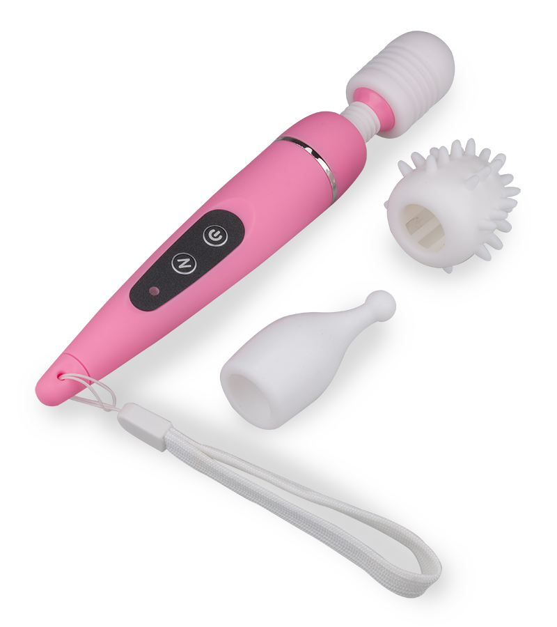 Vibromasseur Power Fantasy Wand 3 embouts