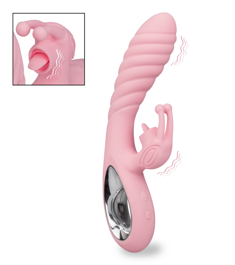 Vibromasseur rabbit Crazy Snail