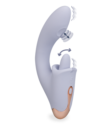 Vibromasseur rabbit cunnilingus et pulsations Great