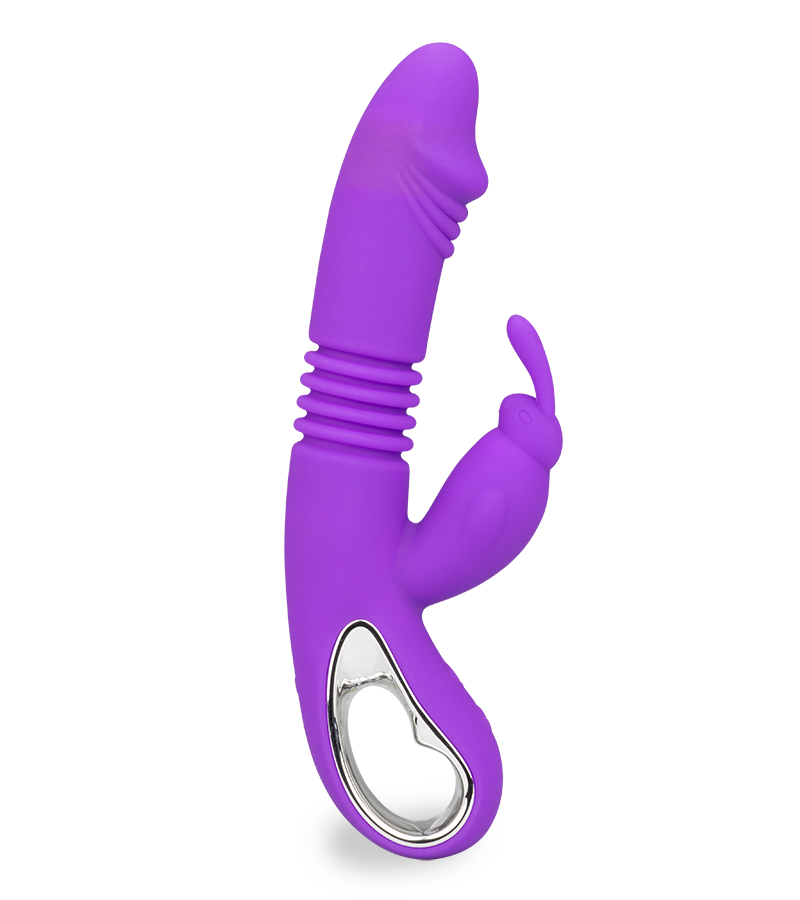 Vibromasseur rabbit va-et-vient chauffant Dreamer