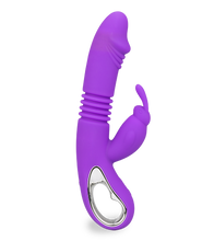 Charger l&#39;image dans la galerie, Vibromasseur rabbit va-et-vient chauffant Dreamer