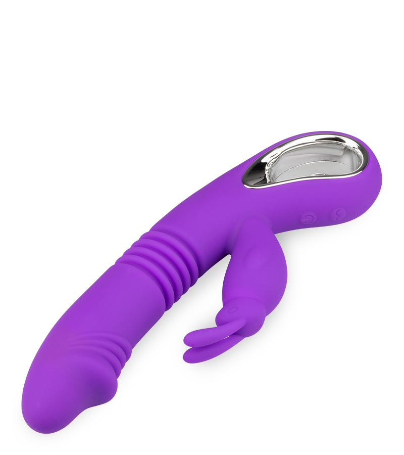 Vibromasseur rabbit va-et-vient chauffant Dreamer