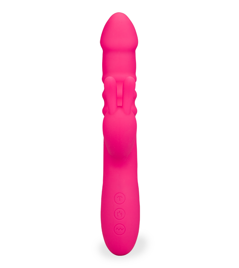 Vibromasseur rabbit va-et-vient et vibrations Love Zone