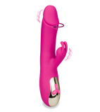 Vibromasseur rabbit vibrant et rotatif Leki