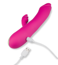 Charger l&#39;image dans la galerie, Vibromasseur rabbit vibrant et rotatif Leki