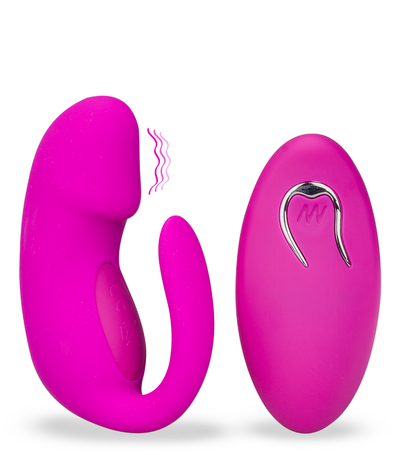 Vibromasseur stimulateur de clitoris avec télécommande