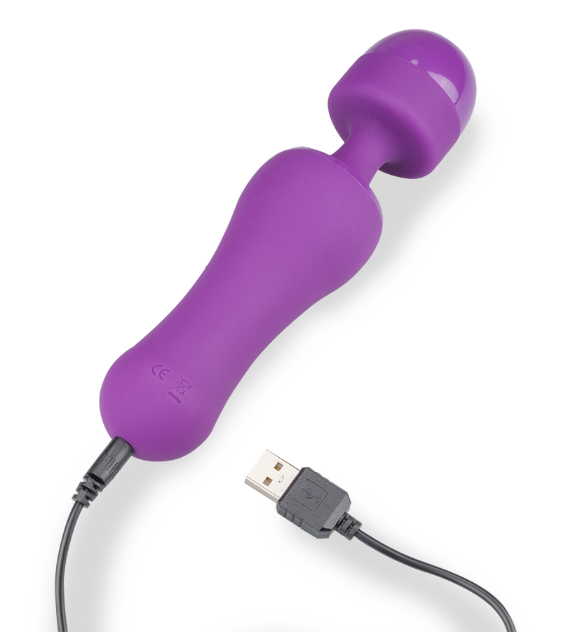 Vibromasseur wand 10 vitesses 3 embouts