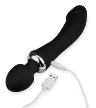 Charger l&#39;image dans la galerie, Vibromasseur Wand 2-en-1 chauffant Treat