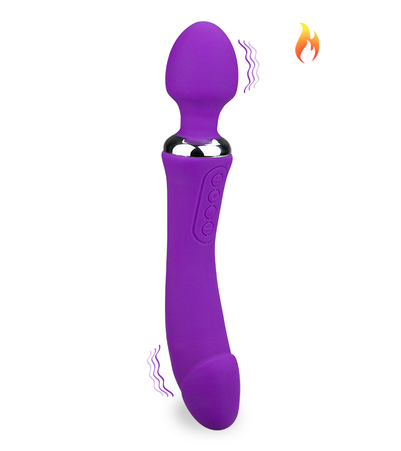 Vibromasseur Wand 2-en-1 chauffant Treat